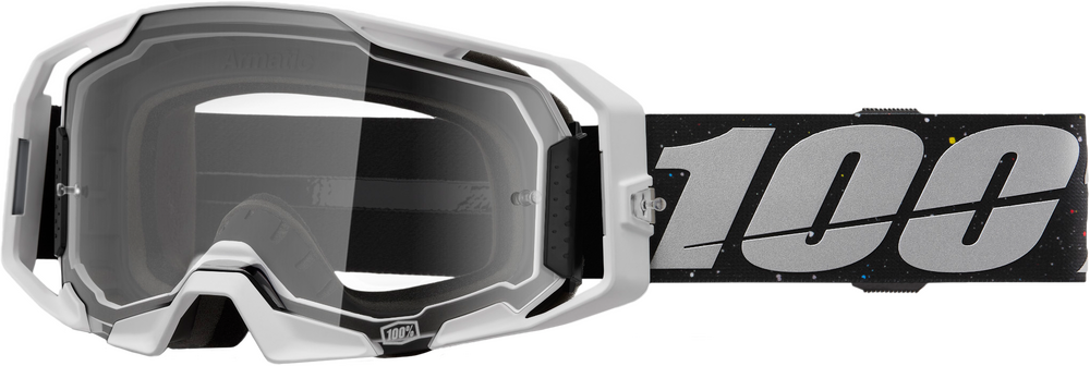 100%  ARMATIC GOGGLES - "RAPID RACER"CLEAR/TRUE GOLD LENS