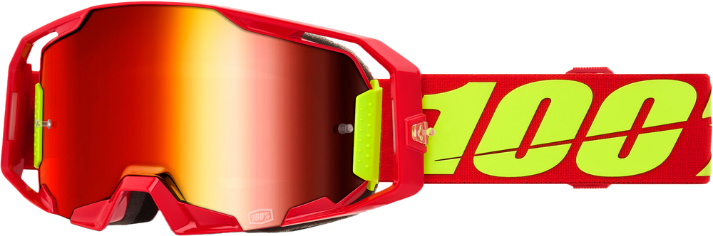 100% ARMATIC GOGGLES - RED CLEAR/RED LENS