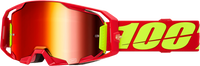 100% ARMATIC GOGGLES - RED CLEAR/RED LENS