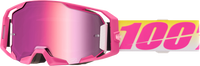 100% ARMATIC GOGGLES - "SELLARS" CLEAR/PINK LENS