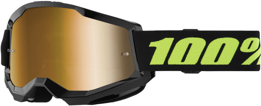 100-PERCENT STRATA 2 GOGGLE SOLAR ECLIPSE CLEAR/TRUEGOLD LENS