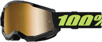 100-PERCENT STRATA 2 GOGGLE SOLAR ECLIPSE CLEAR/TRUEGOLD LENS
