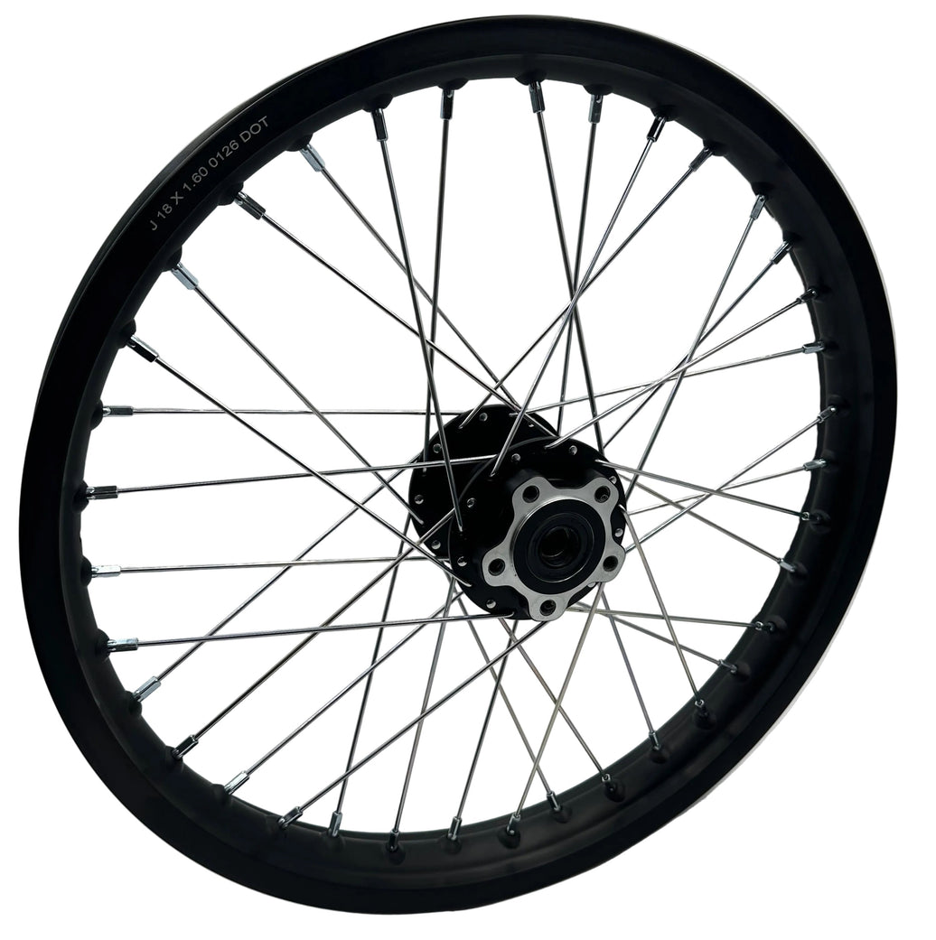 Surron Light Bee replace OEM Rear Wheel assembly- 18 Inch black