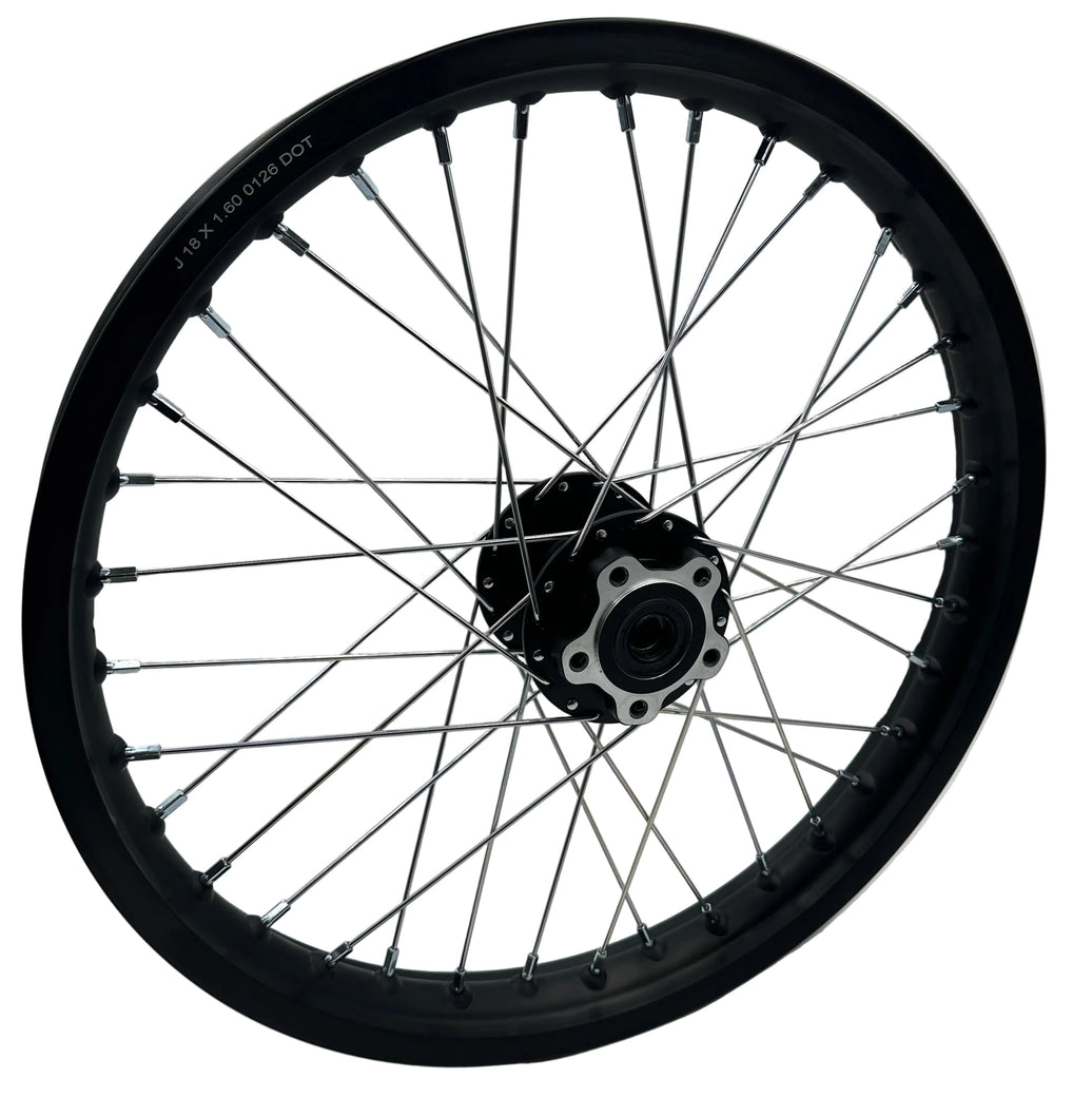 Surron Light Bee replace OEM Rear Wheel assembly- 18 Inch black