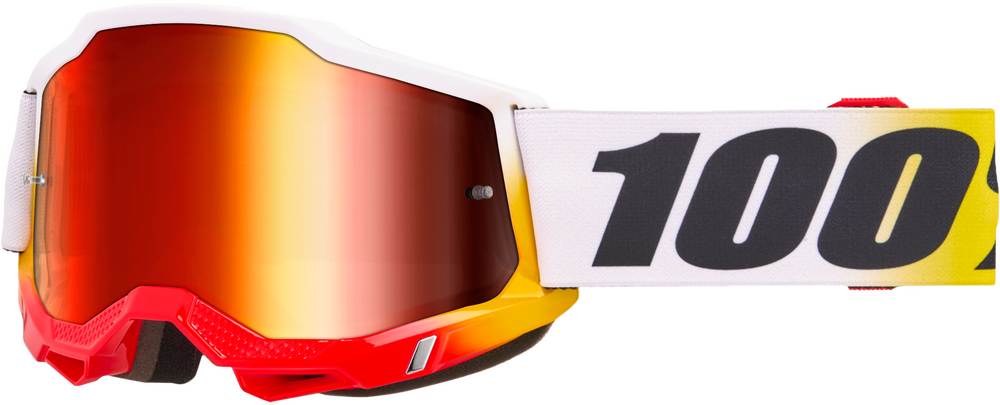 100-PERCENT ACCURI 2 GOGGLE TORKEN CLEAR/RED LENS