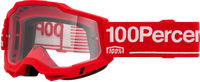 100-PERCENT ACCURI 2 GOGGLE WOLG CLEAR/SILVER LENS