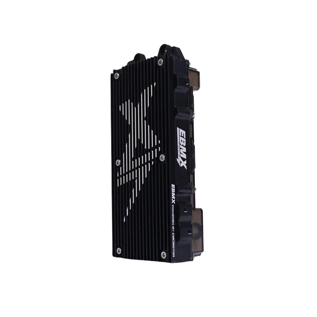 EBMX X-9000 V3 Controller Kit with waterproof connectors and air-cooled heatsink for electric dirt bikes