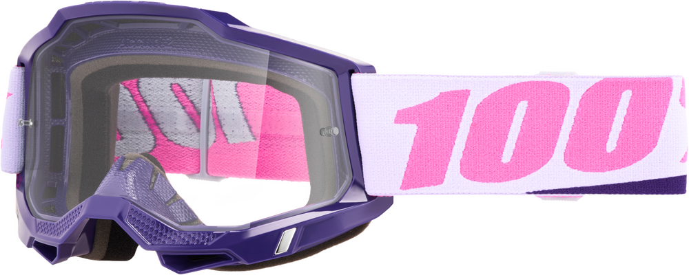 100-PERCENT ACCURI 2 GOGGLE YUMIKO CLEAR/SILVER LENS