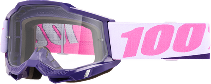 100-PERCENT ACCURI 2 GOGGLE YUMIKO CLEAR/SILVER LENS