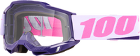 100-PERCENT ACCURI 2 GOGGLE YUMIKO CLEAR/SILVER LENS