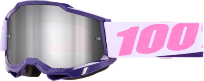 100-PERCENT ACCURI 2 GOGGLE YUMIKO CLEAR/SILVER LENS