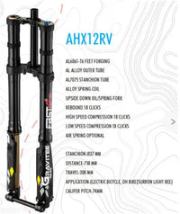 AHX12RV FastAce Gravitee Fork for Surron | Talaria | E-Ride Pro | Ventus | 79 Bike