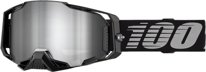 100% Armega BLACK MIRROR/SILVER LENS