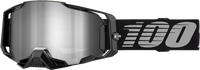 100% Armega BLACK MIRROR/SILVER LENS