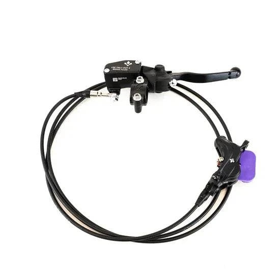 Formula e moto brakes white background surron brakes talaria