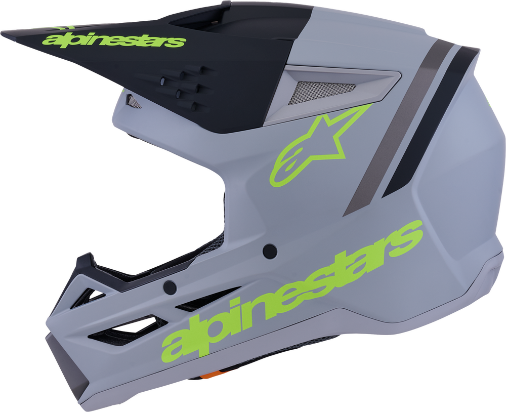 Alpinestars Supertech SM3 Offroad Helmet - Radium Grey/Neon