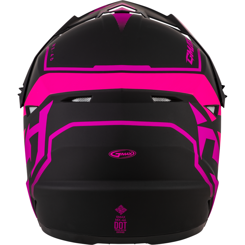 GMAX MX-46 OFF-ROAD HELMET - BLACK/PINK