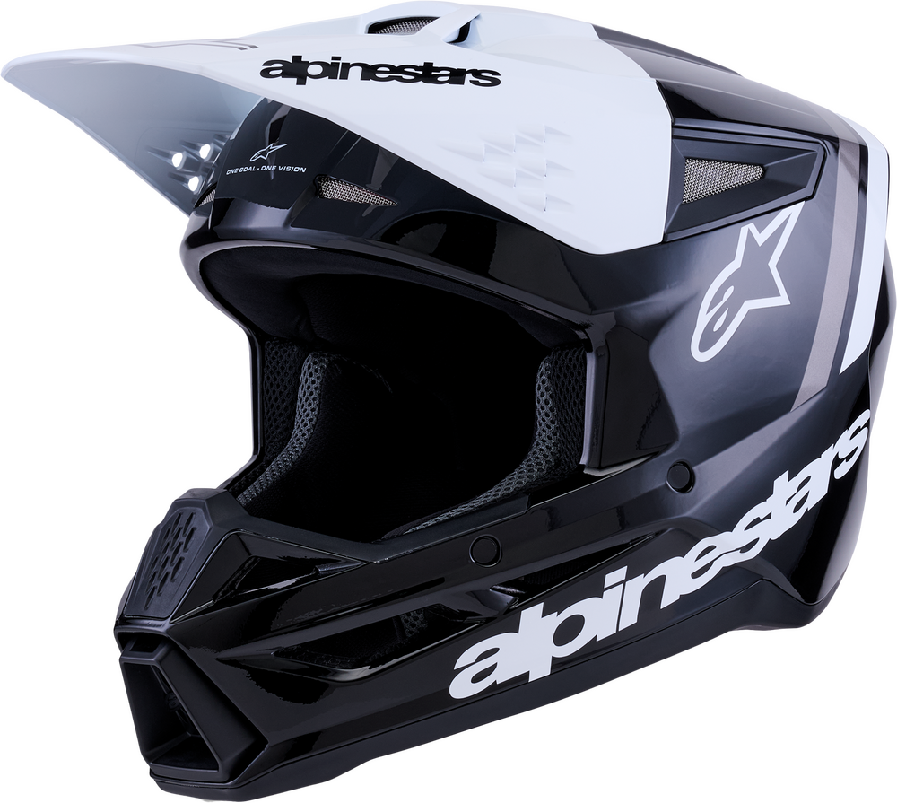 Alpinestars Supertech SM3 Offroad Helmet - Radium Black/White