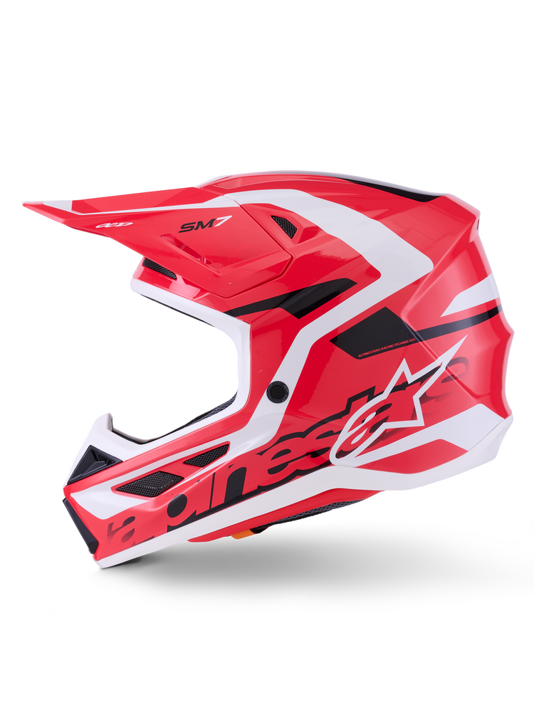 Alpinestars Supertech SM7 Offroad Helmet - Red/White