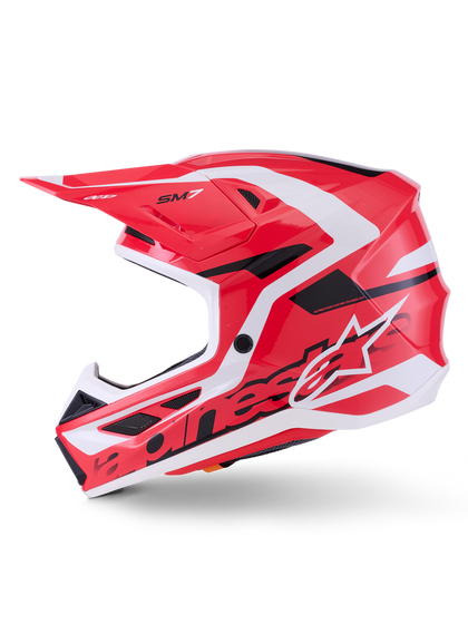 Alpinestars Supertech SM7 Offroad Helmet - Red/White