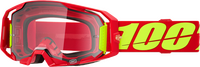 100-PERCENT ARMATIC GOGGLE RED CLEAR/RED LENS