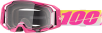 100-PERCENT ARMATIC GOGGLE SELLARS CLEAR/PINK LENS