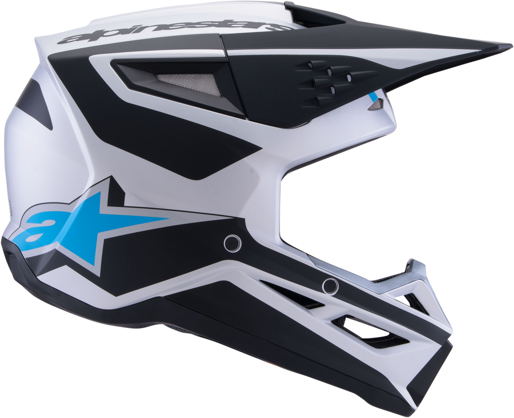 Alpinestars Supertech SM3 Offroad Helmet - Silver/Blue