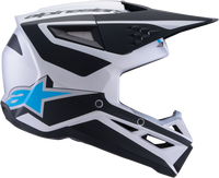 Alpinestars Supertech SM3 Offroad Helmet - Silver/Blue