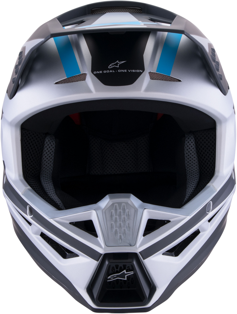 Alpinestars Supertech SM3 Offroad Helmet - Silver/Blue