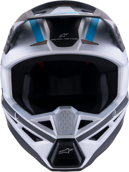 Alpinestars Supertech SM3 Offroad Helmet - Silver/Blue