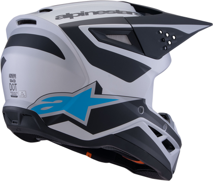 Alpinestars Supertech SM3 Offroad Helmet - Silver/Blue