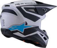 Alpinestars Supertech SM3 Offroad Helmet - Silver/Blue