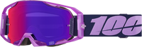 100% ARMATIC GOGGLES - "TOYOKO" CLEAR/PURPLE LENS
