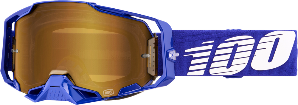100% ARMEGA GOGGLES - "KLEIN" CLEAR/TRUE GOLD LENS